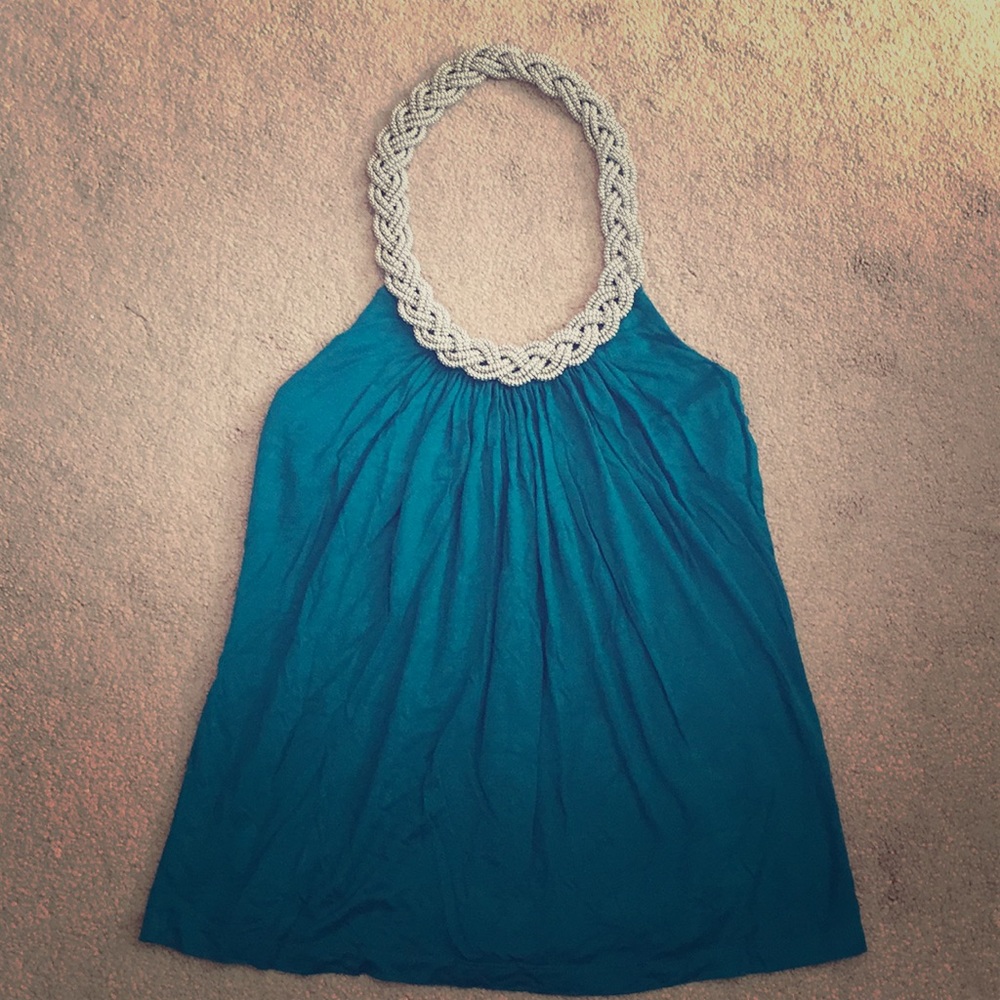 Teal Halter top